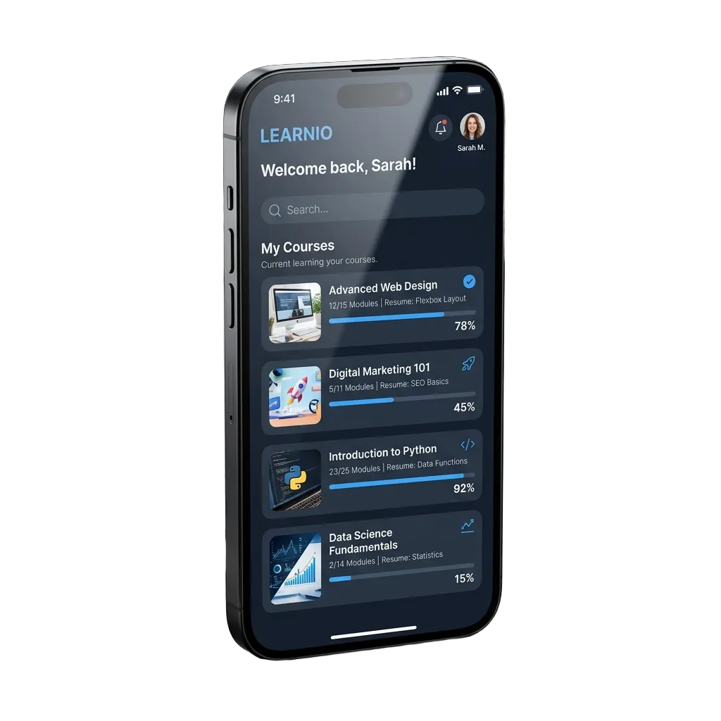 Learnio – E-Learning Hub Image 1