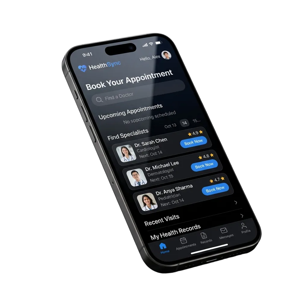 HealthSync – Patient Portal Image 2