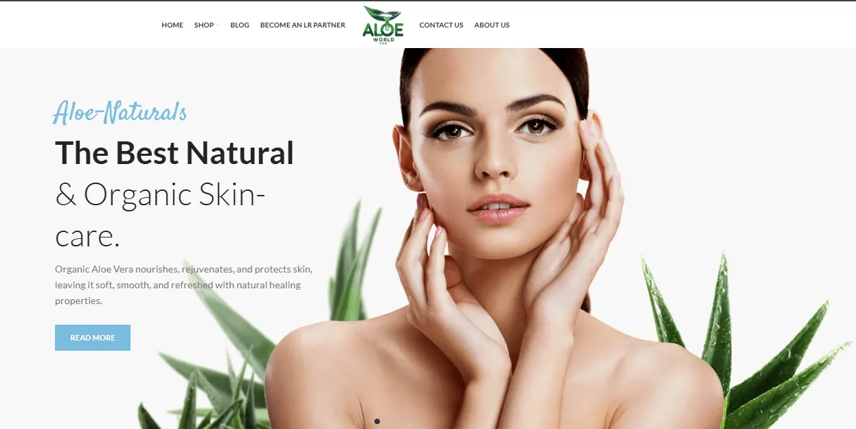 Aloe Naturals interface 1