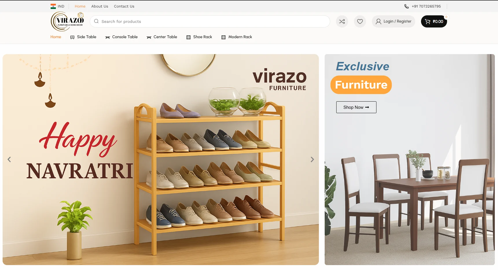 Virazo Furniture interface 1